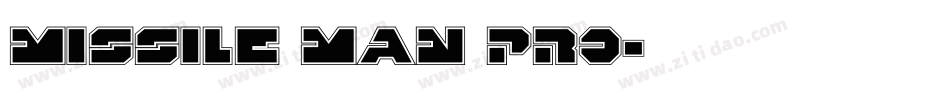 Missile Man Pro字体转换